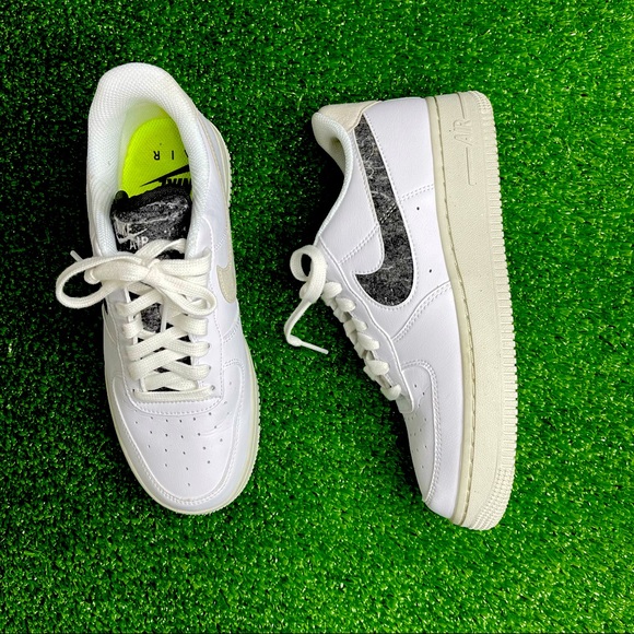 Nike Air Force 1 low ‘07 SE recycled wool white black - Picture 3 of 15